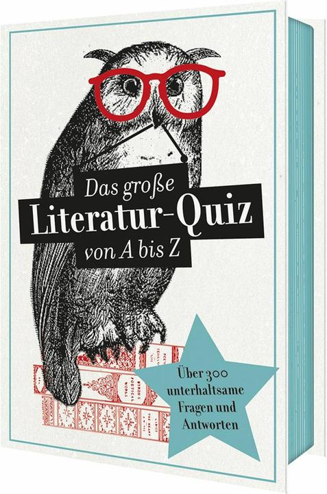 Actual product image MOS55034 - The large literature quizz from A to Z, for 2 or more players, from 12 years (DE edition) (German)
