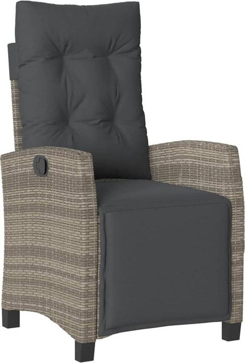 Actual product image VidaXL Garden armchair with adjustable footrest