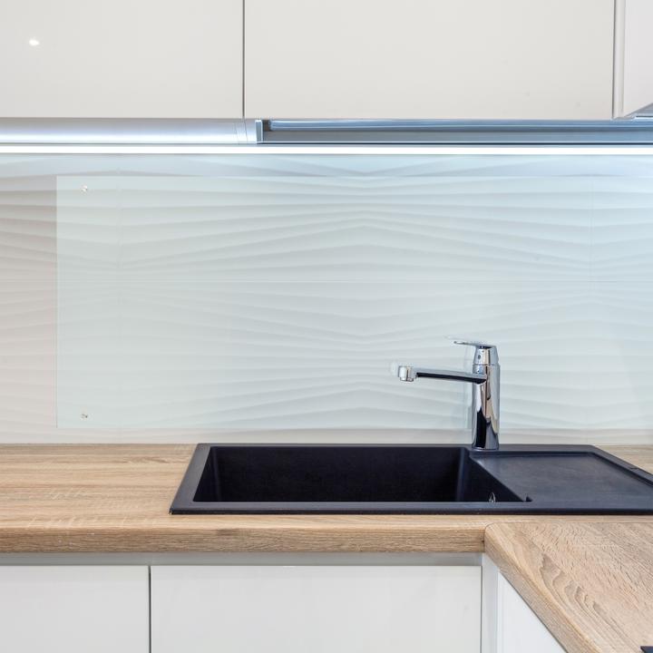Actual product image Relaxdays Kitchen Cooker Screen, Safety Glass