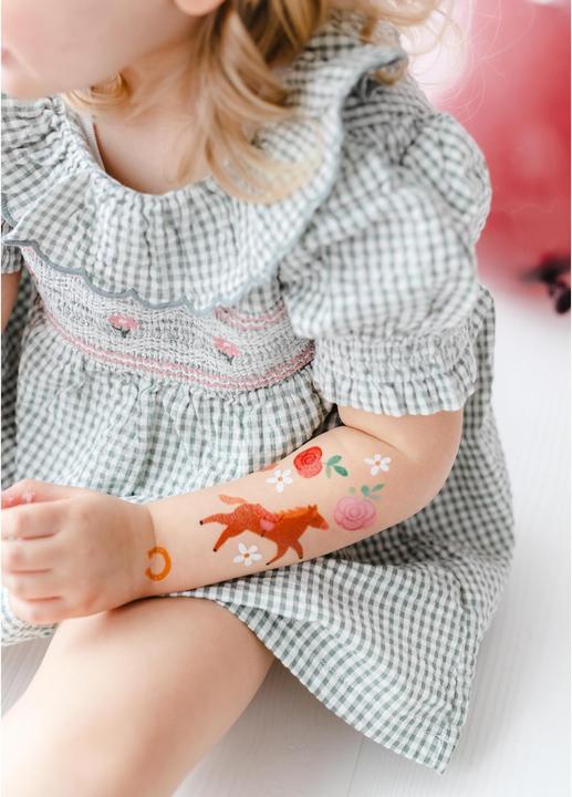 Immagine prodotto Partydeco Set di tatuaggi per cavalli, 16 pezzi