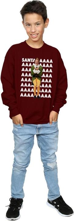 Immagine prodotto Elf Buddy Santa Scream Felpa Ragazzi (140, 146)