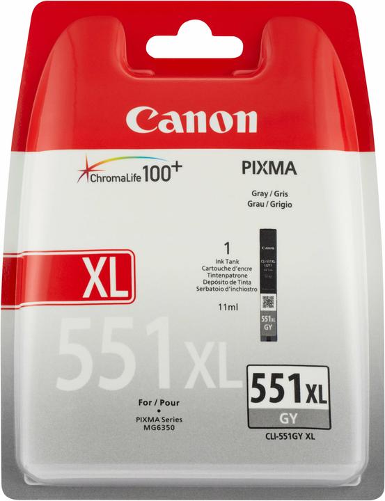 Actual product image Canon Cli-551xl (GY)