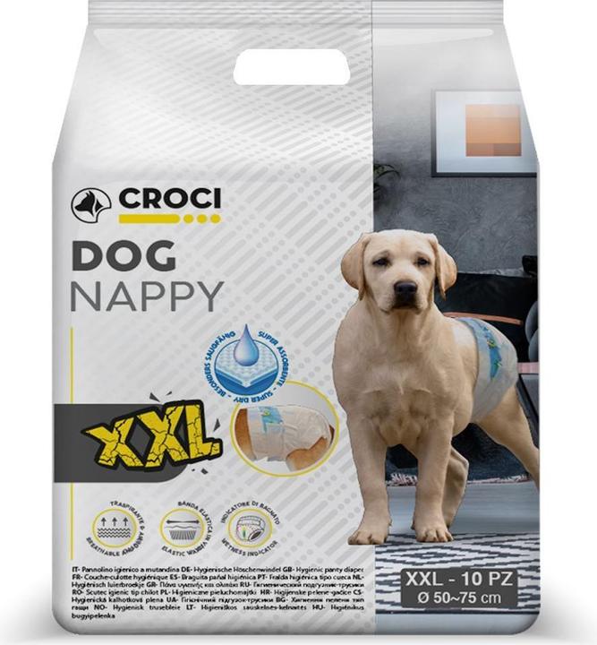 Croci Pannolini Spa Dog Nappy per cani L 34-48cm (Cane)