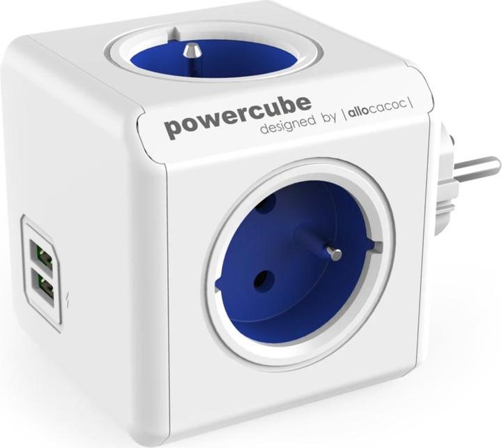 Actual product image Allocacoc PowerCube Original USB (E) Extension Cable 4 AC Outlets (4 x, CEE 7/5)