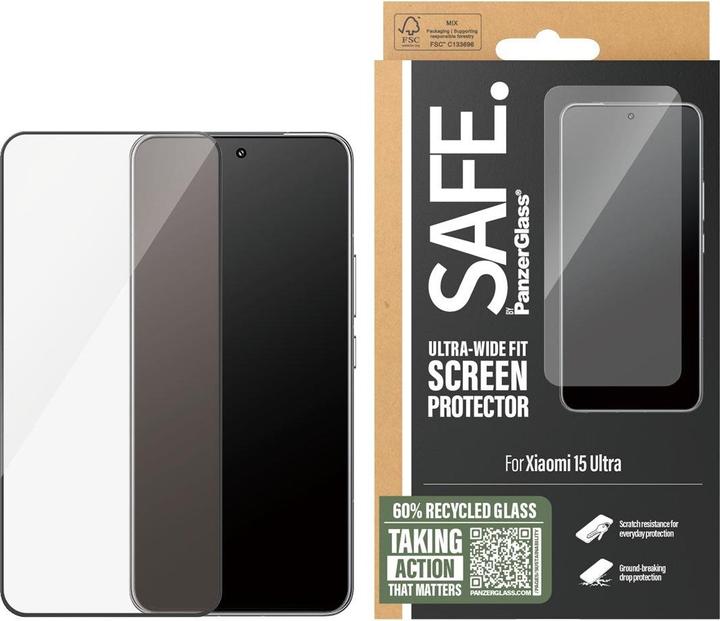 Produktbild PanzerGlass Screen Protector Xiaomi 15 Ultra | Ultra-Wide Fit (1 Stück, Xiaomi 15 Ultra)