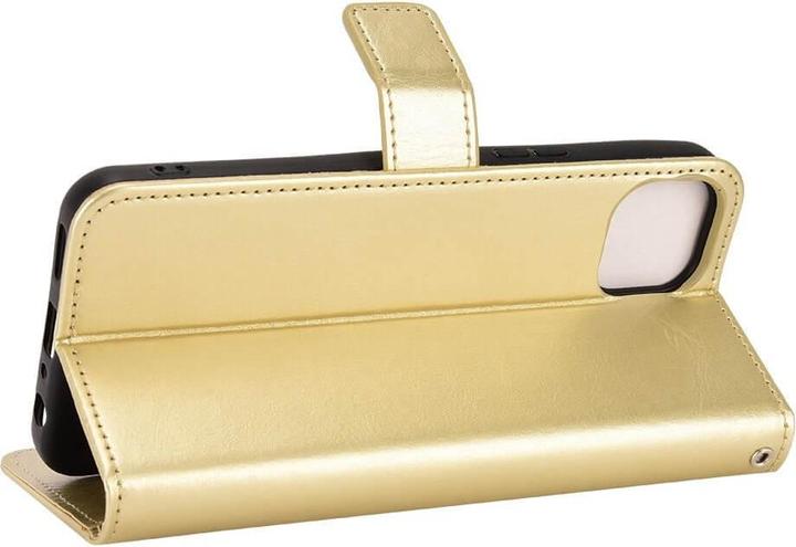 Produktbild Cover-Discount Wiko T10 - Leder Etui Hülle gold (Wiko T10)