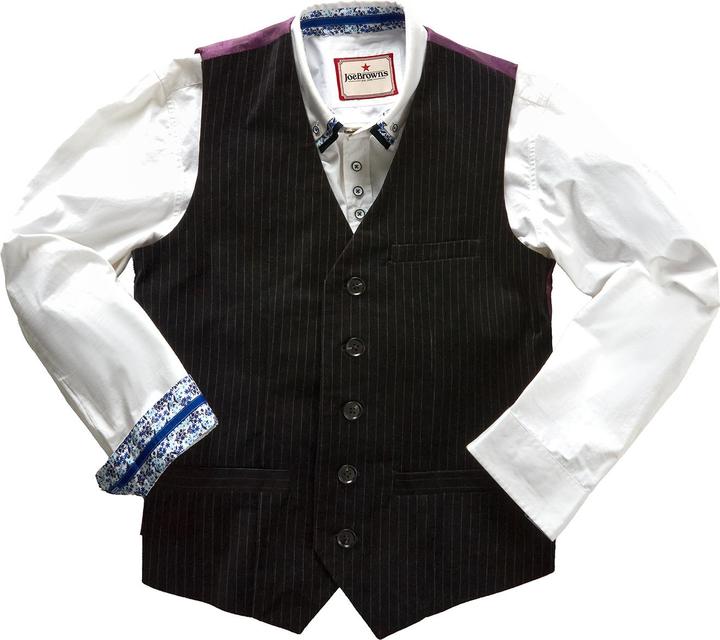 Produktbild Joe Browns Velvet Pinstripe Suit Waistcoat (38)