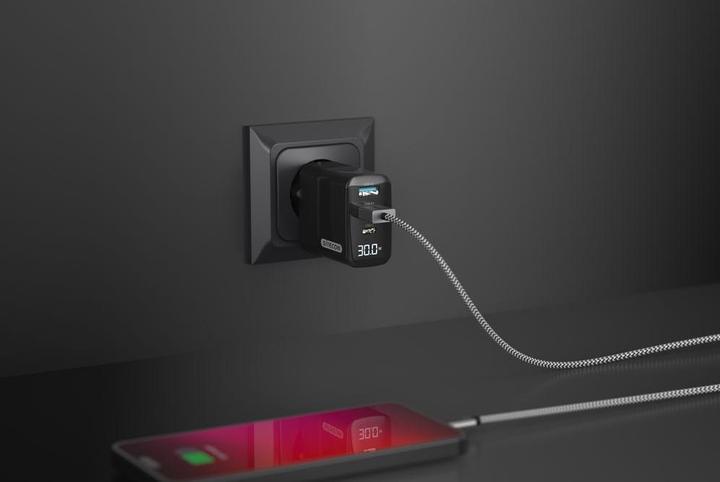 Actual product image Sitecom 30W GaN Wall Charger LED display (30 W)