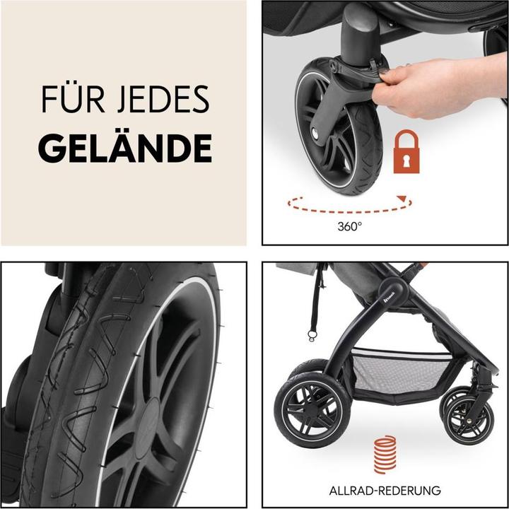 Actual product image Hauck Buggies & pushchairs Buggy & pushchair UpTown Black (with reclining function)