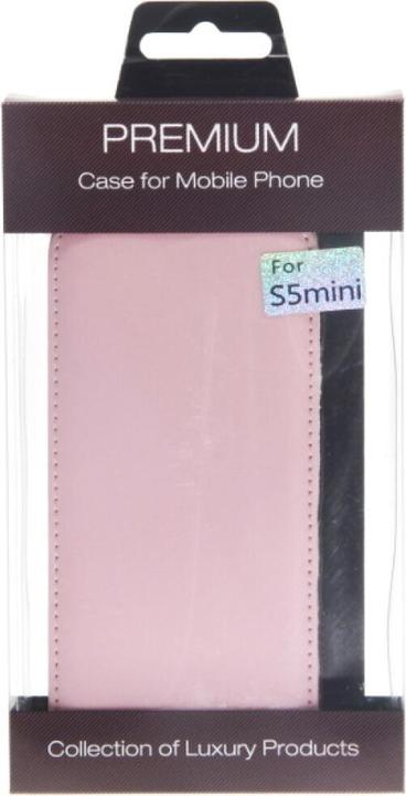 Immagine prodotto OEM Custodia Flip Slim in pelle per Galaxy S5 mini - rosa (Samsung Galaxy S5 Mini)