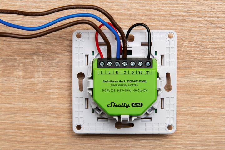 Produktbild Shelly Dimmer Gen3 (Dimmaktor)