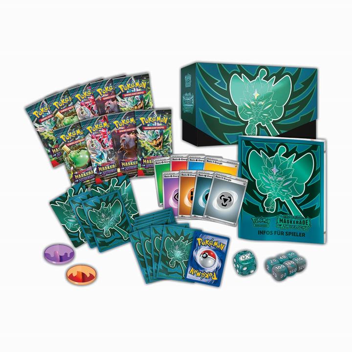 Actual product image Pokémon Twilight Masquerade (German, Elite / Top Trainer Box)