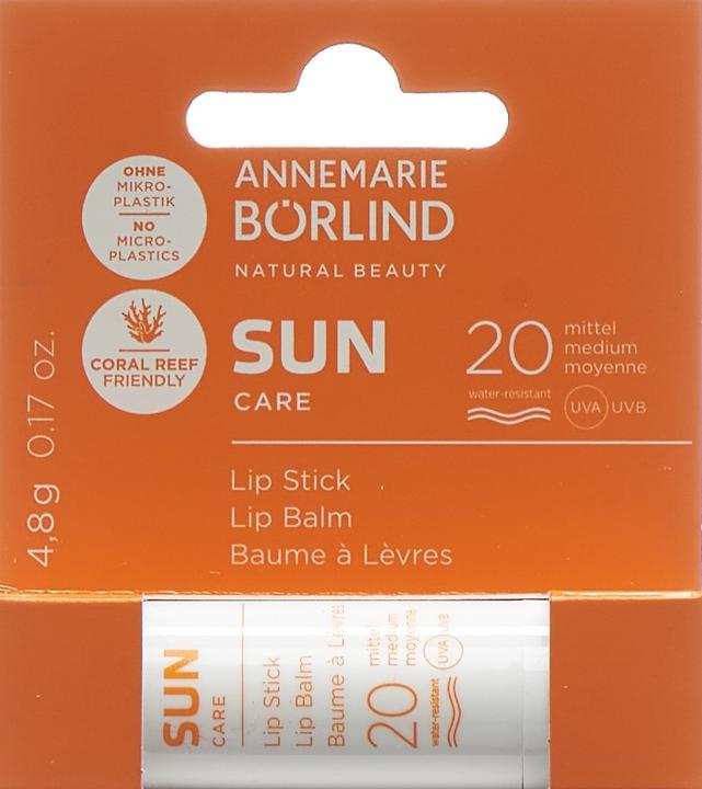 Actual product image Annemarie Börlind Sun Lip Stick (Suntan cream, SPF 20, 5 ml, 4.80 g)