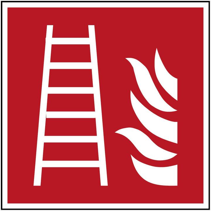 Produktbild Brady ISO-Sicherheitsschild - Feuerleiter