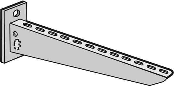 Produktbild Legrand LEG CM557273 Schwerkonsole CRP 600 GC tauchfeuerverzinkt DIN