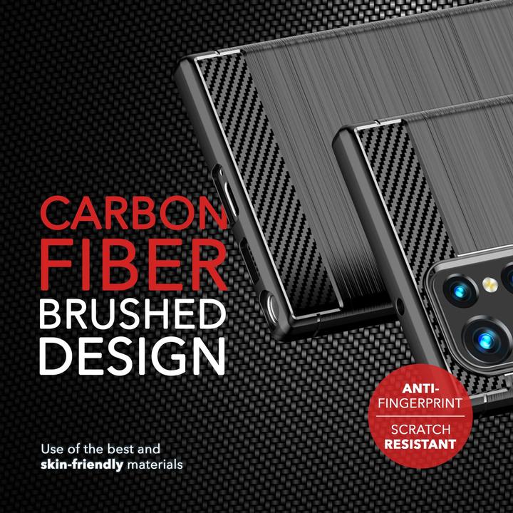 Immagine prodotto Nalia Copertura in silicone carbon look (Samsung Galaxy S24 Ultra)