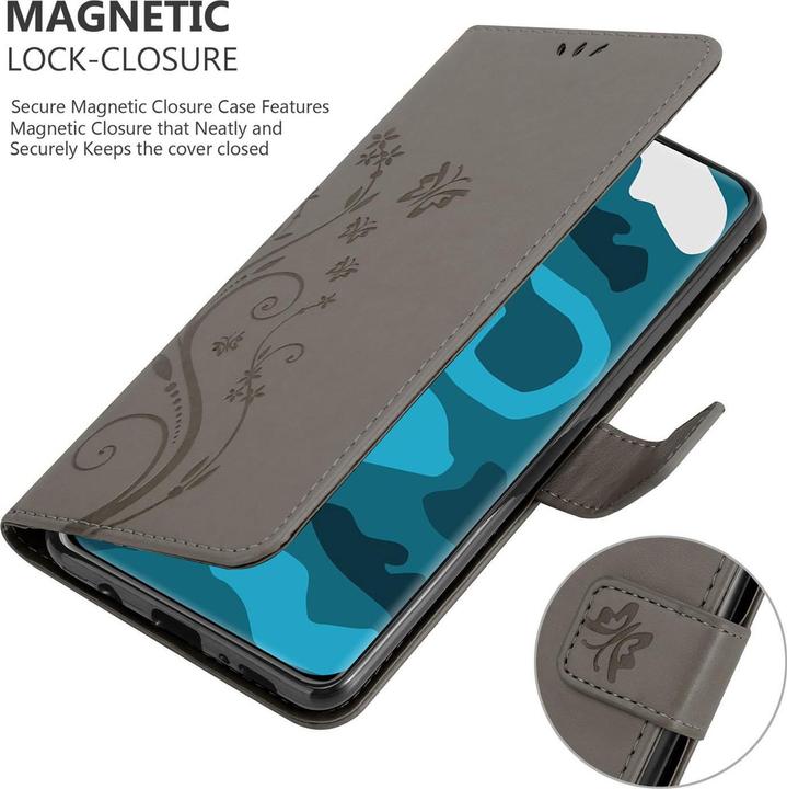 Produktbild Cadorabo Flower Book Cover (Huawei P40 Pro)