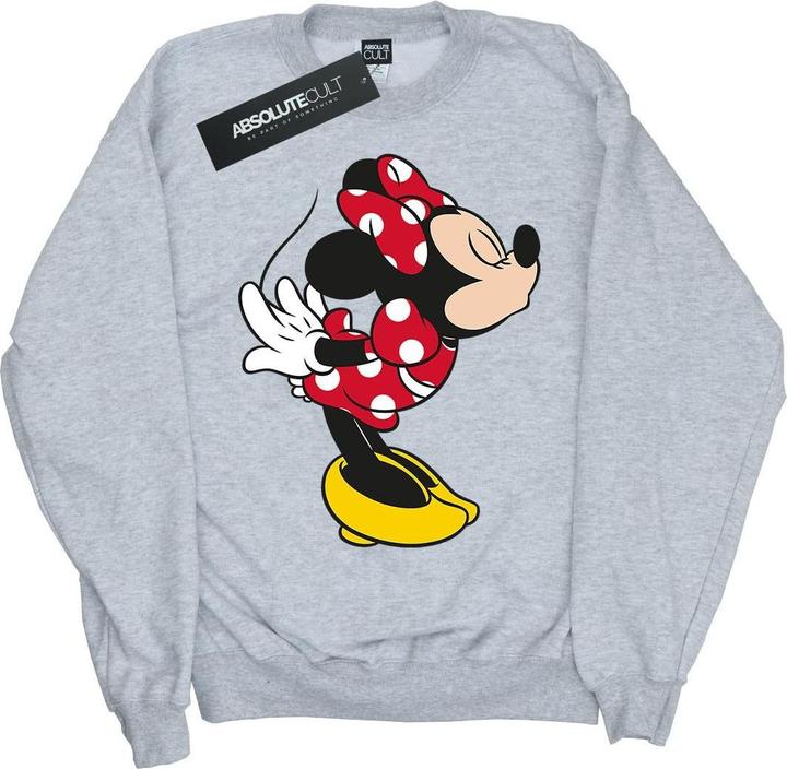 Actual product image Disney Girls Minnie Mouse Split Kiss Sweatshirt (140, 146)