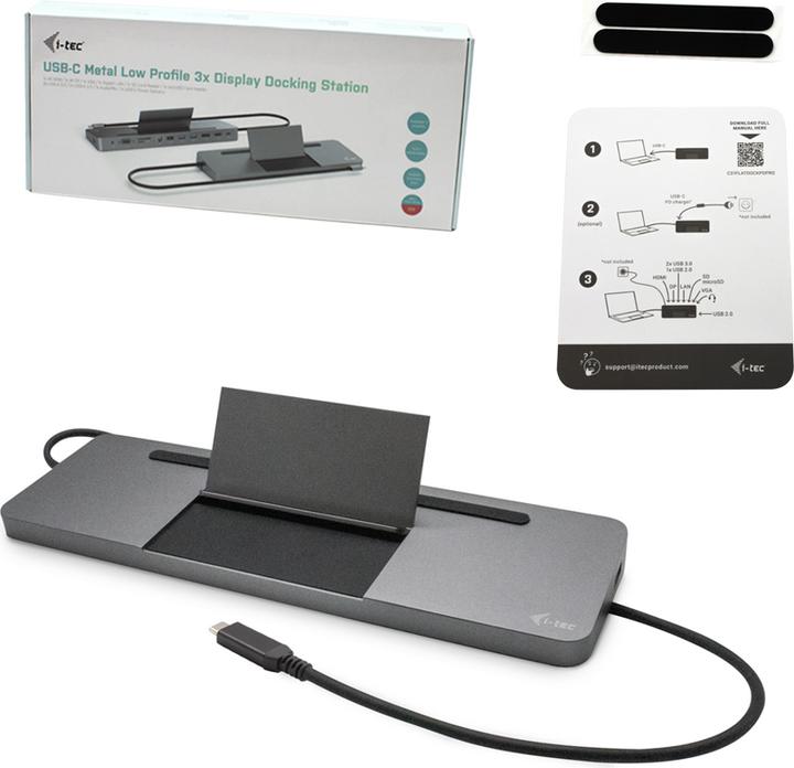 Image du produit i-tec Ergonomic 4K (USB-C, 2 Ports)