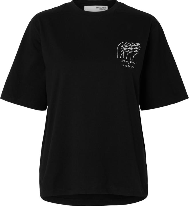 Produktbild Selected Femme Besticktes T-Shirt mit Rundhalsausschnitt (M)