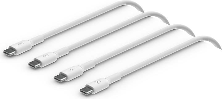 Immagine prodotto Belkin USB-C a USB-C PVC Bianco 1m Confezione doppia (1 m, USB 2.0)