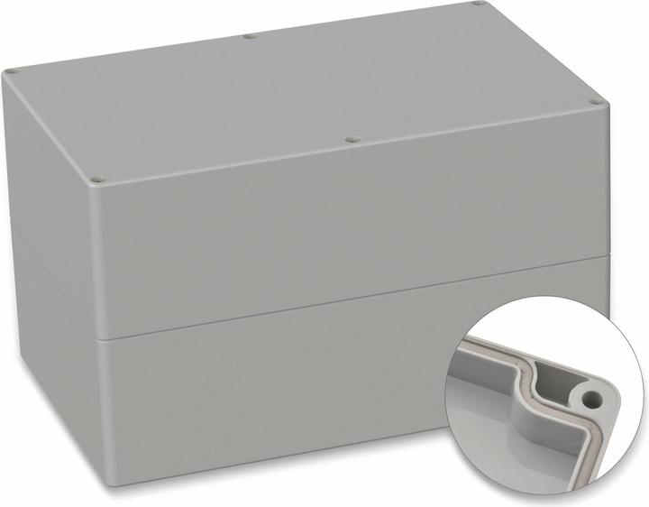 Produktbild Pollin Electronic POLLIN, ABS Gehäuse, 250 x 160 x 150 mm, IP66, Lichtgrau
