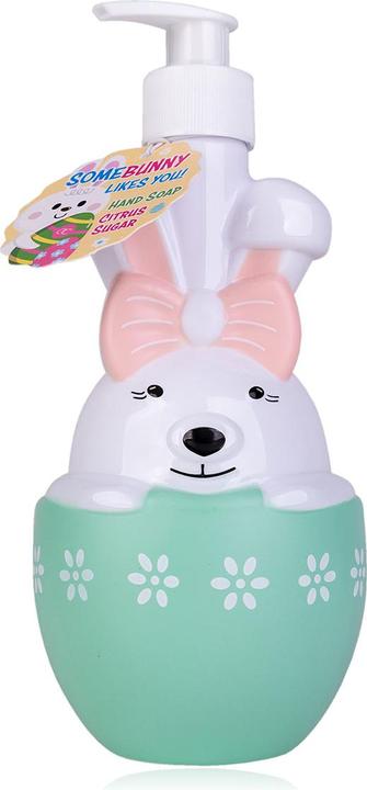 Immagine prodotto Accentra Distributore di sapone con sapone per le mani SOMEBUNNY LIKES YOU (Sapone liquido, 500 ml)