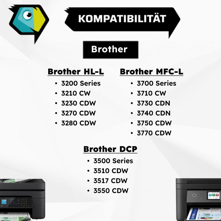 Produktbild Inkadoo Kompatibel Toner für Brother TN243, TN247 (BK)