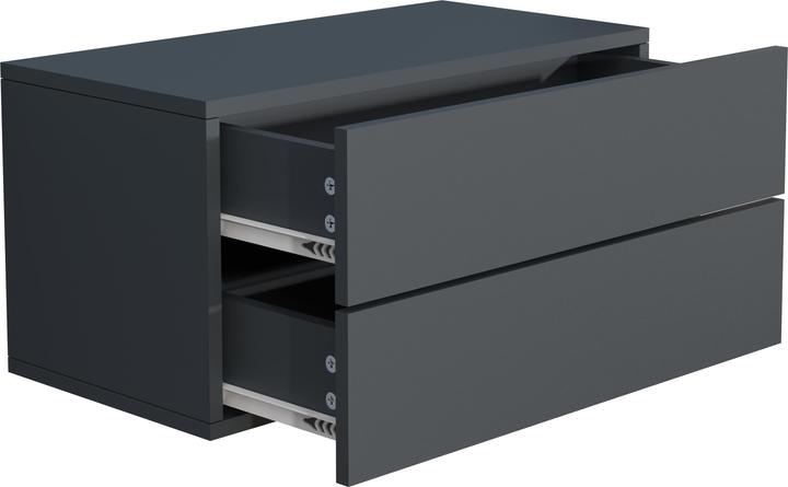 Produktbild VCM Holz Wandschublade Nachtschrank Wandboard Schublade Konsole Nachttisch Usal L 60 cm (60 x 32 x 32 cm)