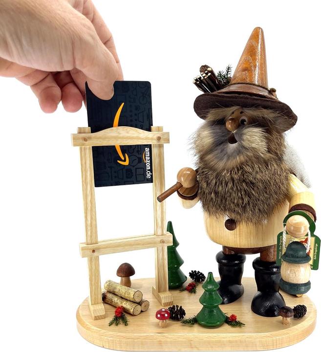 Image du produit DWU Räuchermann Waldwichtel Wanderer aus dem Erzgebirge