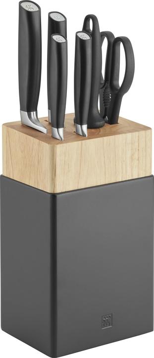 Actual product image Zwilling All Star knife block, 7 pcs, chrome-silver