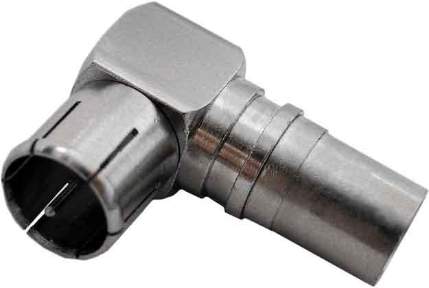 WISI DV 97, F-Quick-Winkelstecker, 10 Stück