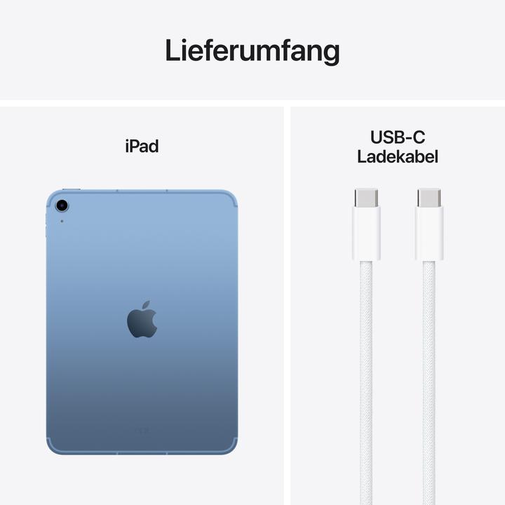 Produktbild Apple iPad 2025 (11. Gen) (5G, 11", 128 GB, Blue)