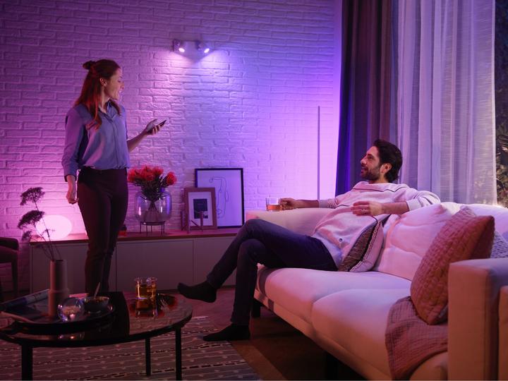 Produktbild Philips Hue White & Color Ambiance (GU10, 4.20 W, 400 lm, 3 x, E)