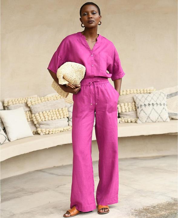 Produktbild Anne Weyburn Leinenhose (50)