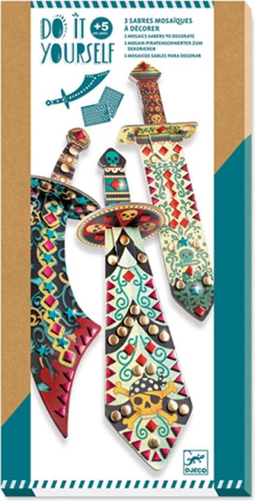 Image du produit Djeco Épée pirate en mosaïque à faire soi-même
