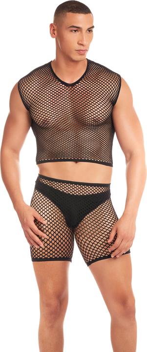René Rofé Net-Bula Three-Piece Set - Black