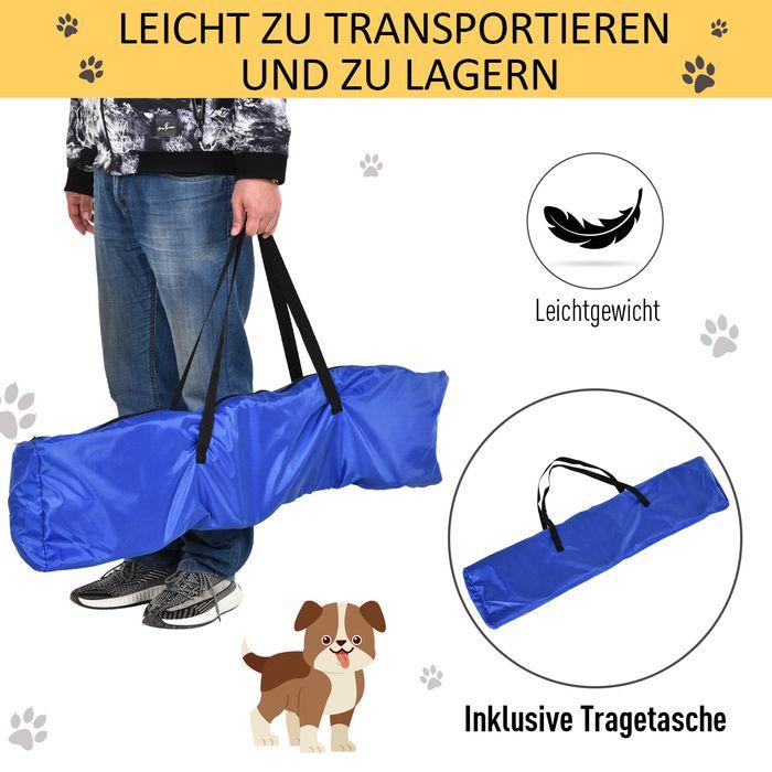 Image du produit Swisshandel24 Kit d'entraînement Agility pour chiens 3 en 1 jaune (Agility)