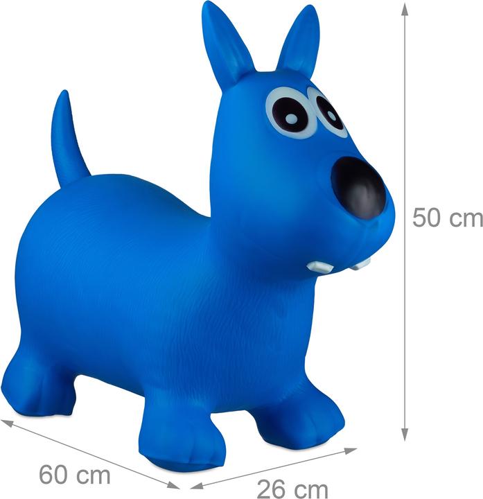 Immagine prodotto Relaxdays Cagnolino gonfiabile cavalcabile