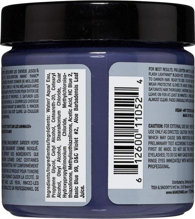 Actual product image Skybound High Voltage Classic Cream Formula Hair Dye Blue Steel (Blue steel)