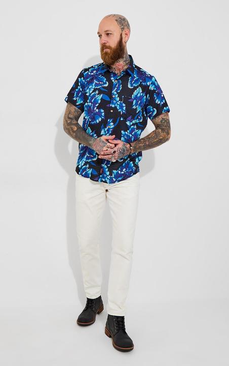 Produktbild Joe Browns Lightweight Textured Floral Short Sleeve Shirt (XL)