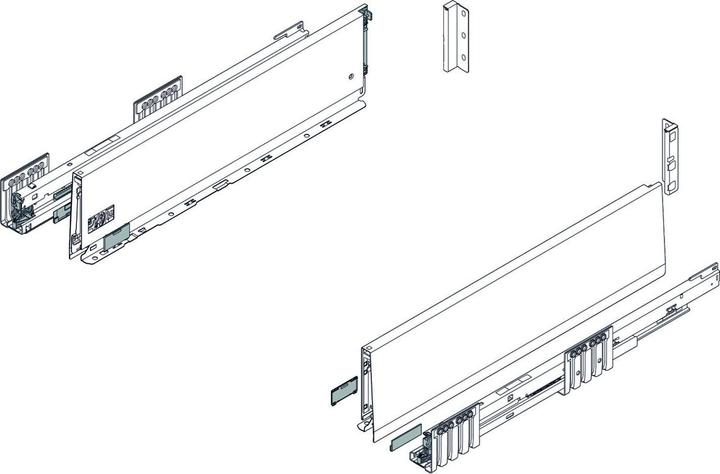 Immagine prodotto Blum Cassetto kit completo Merivobox K, con guida fianco