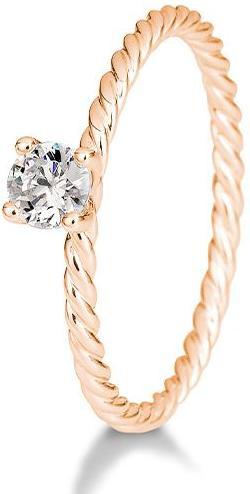 Produktbild Breuning Verlobungsring Kordel (58, 585/14 K Gold)