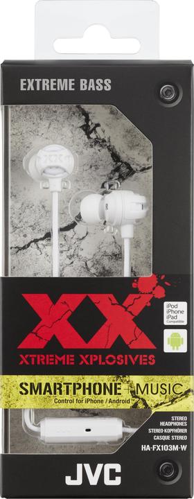 Image du produit JVC HA-FX103M-W-E XTREME XPLOSIVES casque série (Filaire)