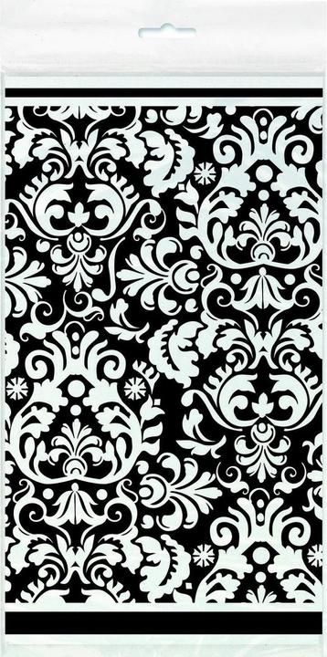 Actual product image Unique Party Plastic Damask Tablecloth (213.36 x 137.16 cm)