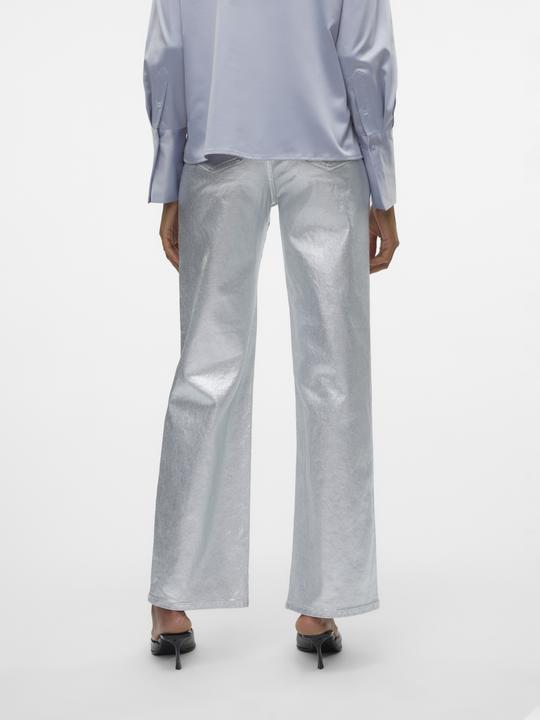 Actual product image Vero Moda VMTESSA Hohe Taille Weiter Beinschnitt Jeans Weit geschnitten (W30/L32)