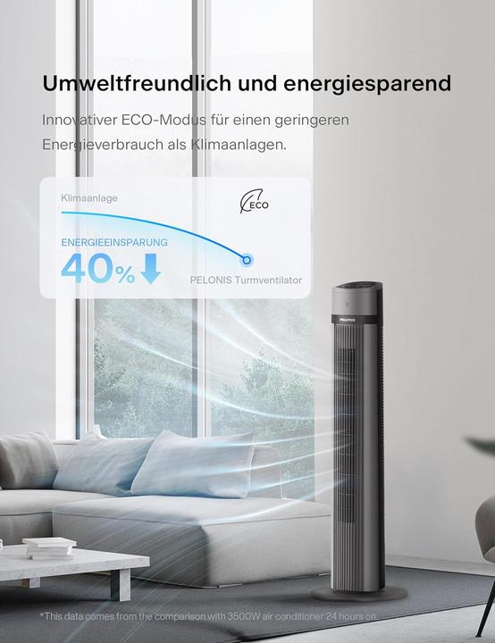 Produktbild Pelonis Turmventilator (48 dB)