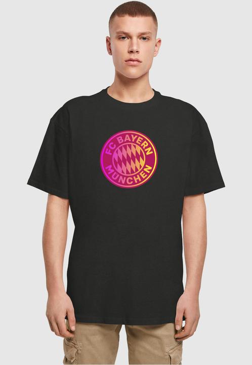 Image du produit FC Bayern München Logo Couleur Tee surdimensionné lourd - 115659 (4XL)