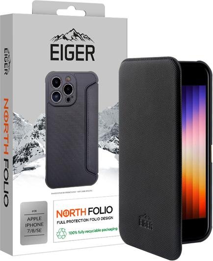 Actual product image Eiger North Folio Bookcase (Apple iPhone 7, Apple iPhone SE (2nd Gen), Apple iPhone 8)