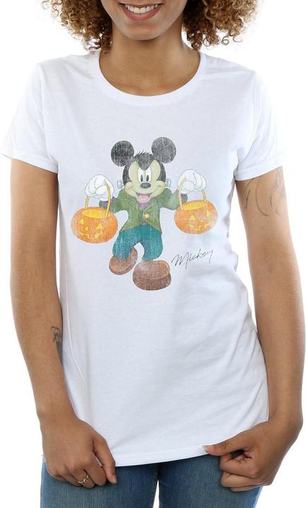 Actual product image Disney Womens/Ladies Frankenstein Mickey Mouse Cotton T-Shirt (XL)